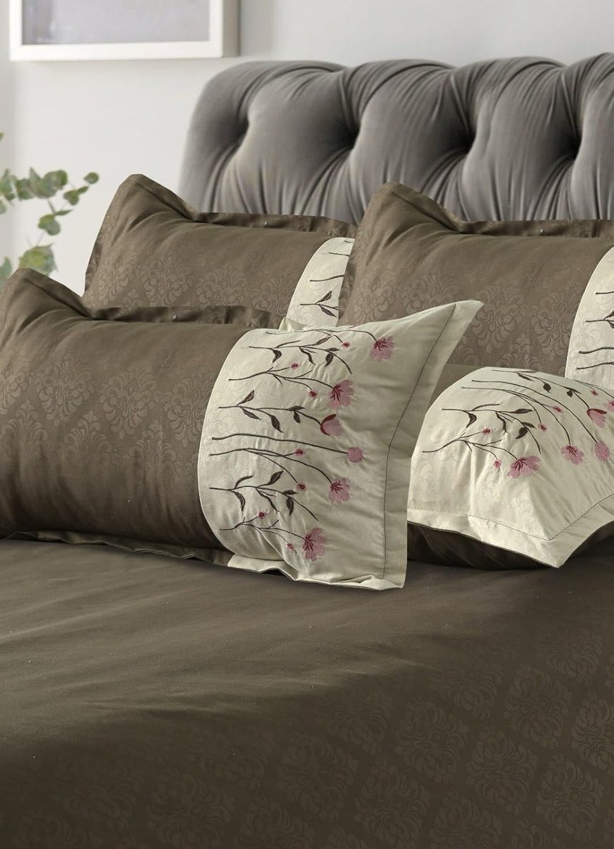 Embroidered Bloom King Sheet Set