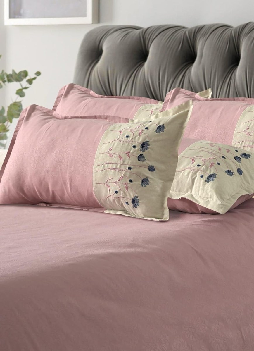 A closer look at Embroidered Bloom King Sheet Set